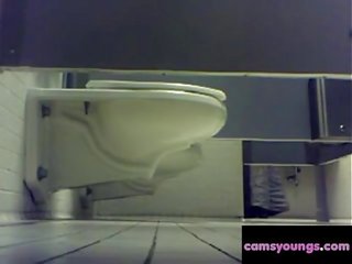 Hogeschool meisjes toilet spion, gratis webcam porno 3b: